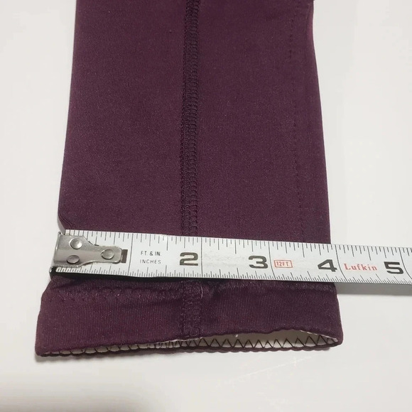 Ovation Womans Riding Tights Size 28  (wine) - Picture 8 of 10